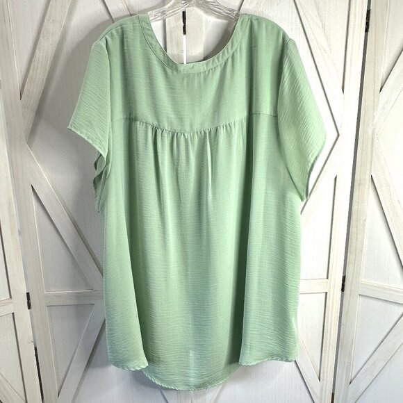 Torrid Gauze Split Front Pullover Top - Picture 4 of 6